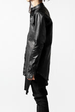 Load image into Gallery viewer, ISAMU KATAYAMA BACKLASH exclusive LEATHER SHIRT / ITALY SHOULDER 0.6mm (BLACK)