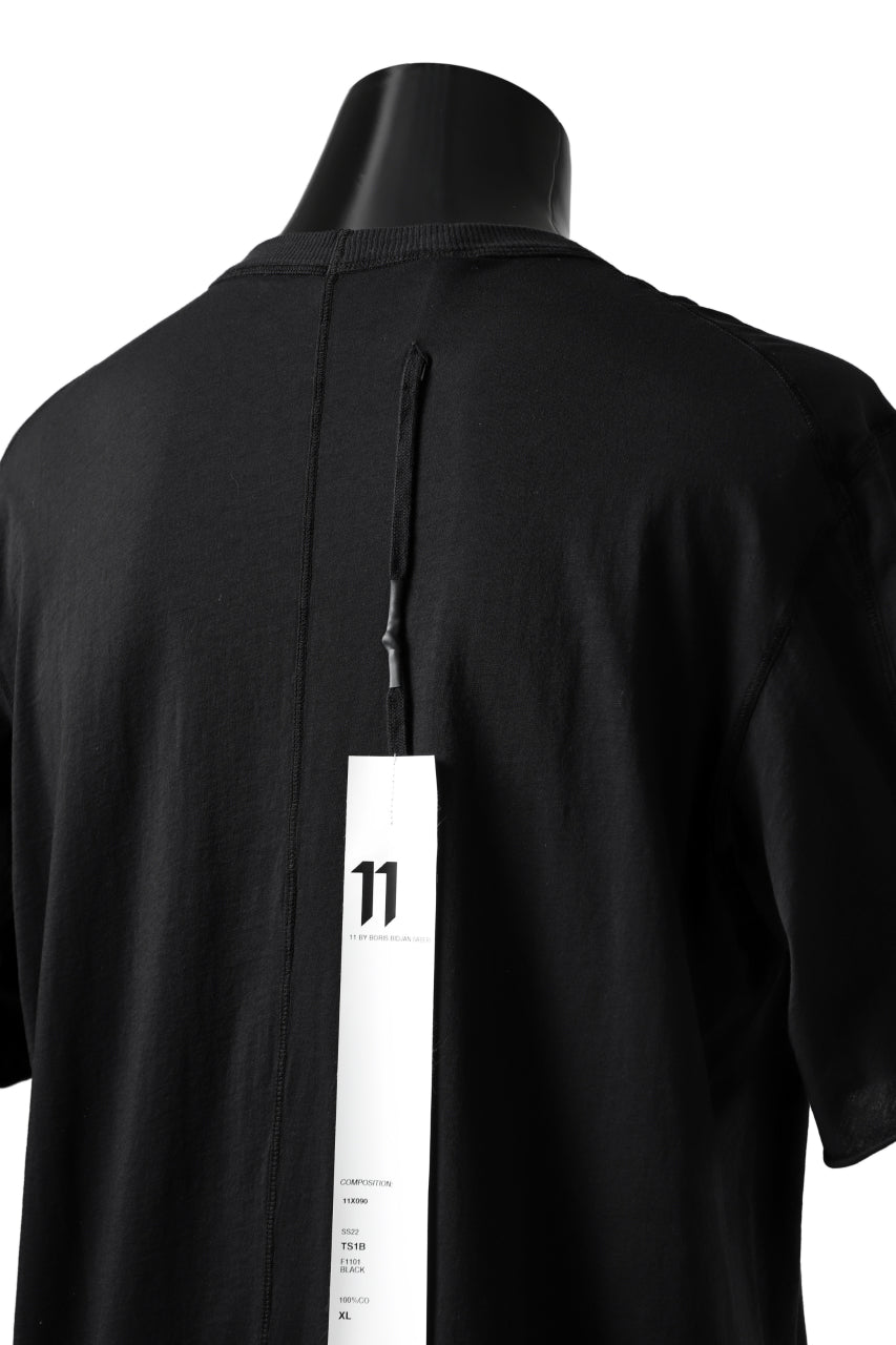 画像をギャラリービューアに読み込む, 11 BY BORIS BIDJAN SABERI SHORT SLEEVE TEE "T-S1B-F1101" / OBJECT DYED (BLACK)