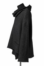 画像をギャラリービューアに読み込む, SOSNOVSKA exclusive CRAWLED OUT POCKET KNIT SWEATER (GREY MELANGE)