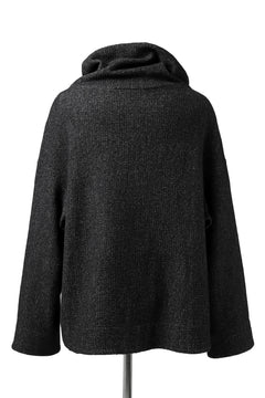 画像をギャラリービューアに読み込む, SOSNOVSKA exclusive CRAWLED OUT POCKET KNIT SWEATER (GREY MELANGE)