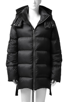 画像をギャラリービューアに読み込む, A.F ARTEFACT "DUVET" VERTICAL DOWN JACKET (BLACK)