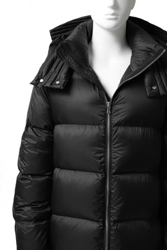 画像をギャラリービューアに読み込む, A.F ARTEFACT "DUVET" VERTICAL DOWN JACKET (BLACK)
