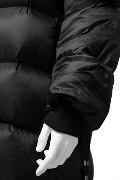 画像をギャラリービューアに読み込む, A.F ARTEFACT "DUVET" VERTICAL DOWN JACKET (BLACK)