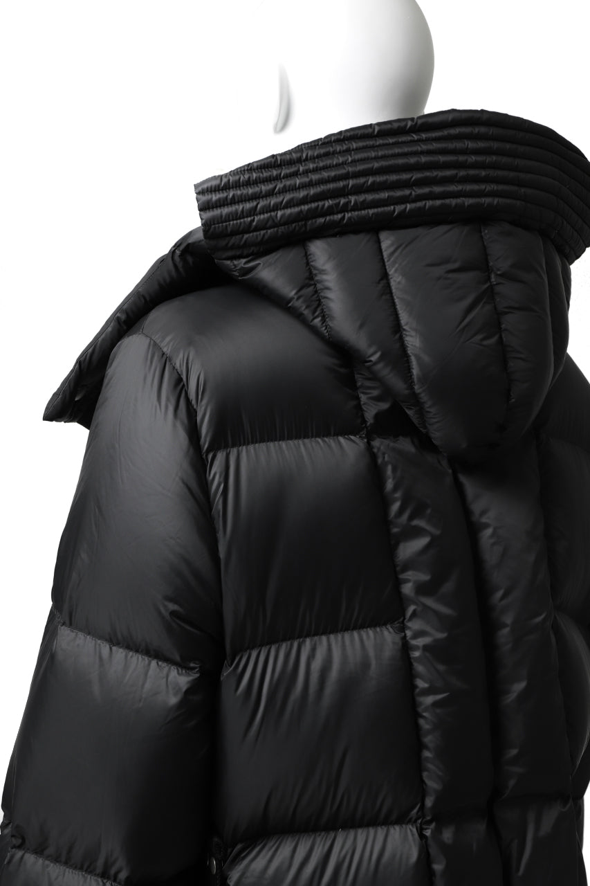 画像をギャラリービューアに読み込む, A.F ARTEFACT "DUVET" VERTICAL DOWN JACKET (BLACK)