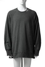 画像をギャラリービューアに読み込む, A.F ARTEFACT "FRAYED" DAMAGE LOOSEY SWEATER TOPS (GREY)
