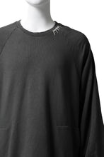 画像をギャラリービューアに読み込む, A.F ARTEFACT "FRAYED" DAMAGE LOOSEY SWEATER TOPS (GREY)