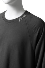画像をギャラリービューアに読み込む, A.F ARTEFACT "FRAYED" DAMAGE LOOSEY SWEATER TOPS (GREY)