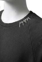 画像をギャラリービューアに読み込む, A.F ARTEFACT "FRAYED" DAMAGE LOOSEY SWEATER TOPS (GREY)