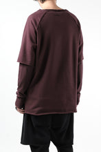 Load image into Gallery viewer, FIRST AID TO THE INJURED LAYERED SLEEVE TOPS / FRENCH TERRY + JERSEY (OXE)