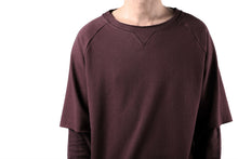 Load image into Gallery viewer, FIRST AID TO THE INJURED LAYERED SLEEVE TOPS / FRENCH TERRY + JERSEY (OXE)
