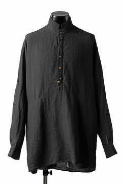 画像をギャラリービューアに読み込む, _vital half button-fly shirt (BLACK)
