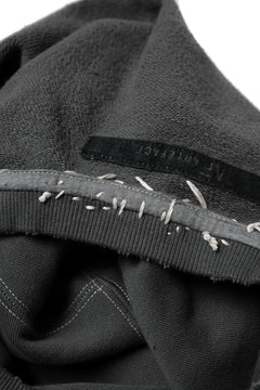 画像をギャラリービューアに読み込む, A.F ARTEFACT "FRAYED" DAMAGE LAYERED SWEATER TOPS (GREY)