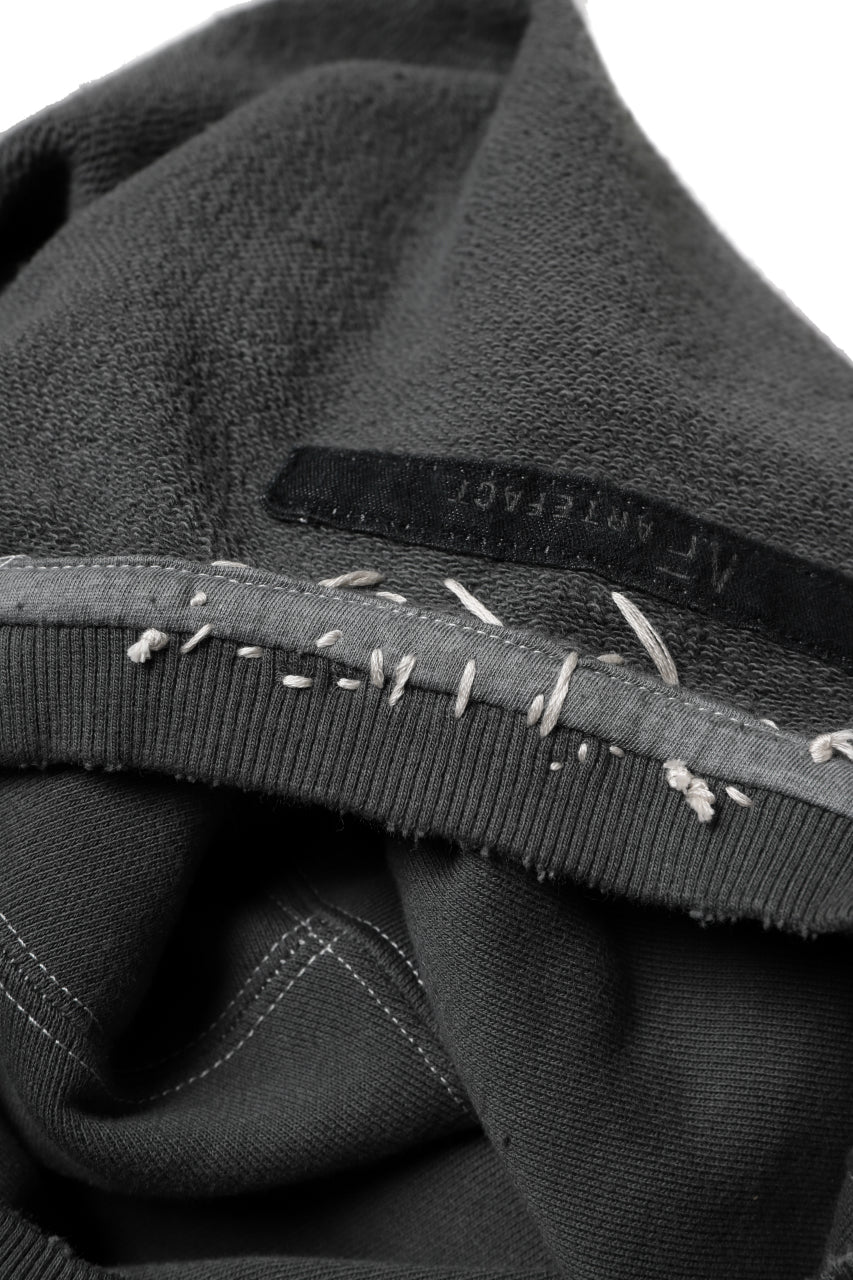 画像をギャラリービューアに読み込む, A.F ARTEFACT "FRAYED" DAMAGE LAYERED SWEATER TOPS (GREY)