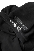 画像をギャラリービューアに読み込む, A.F ARTEFACT "FRAYED" DAMAGE LAYERED SWEATER TOPS (BLACK)