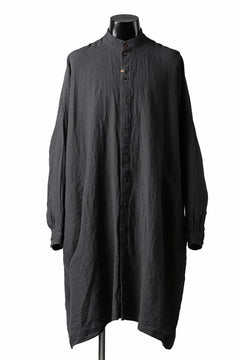 画像をギャラリービューアに読み込む, _vital exclusive stand collar relax long shirt (DARK GREY)