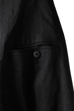 画像をギャラリービューアに読み込む, SOSNOVSKA exclusive NARROW CLOWN PANTS / SCRATCHED SILK (BLACK)