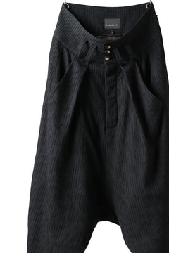 画像をギャラリービューアに読み込む, SOSNOVSKA exclusive CLOWN STYLE PANTS (BLACK STRIPE)