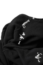 画像をギャラリービューアに読み込む, A.F ARTEFACT "FRAYED plus" DAMAGE COMBINATION SWEATER TOPS (BLACK)