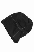 画像をギャラリービューアに読み込む, thomkrom BEANY CAP /  OVERLOCK STITCHED JERSEY (BLACK)
