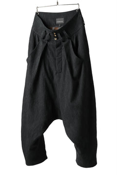 画像をギャラリービューアに読み込む, SOSNOVSKA exclusive CLOWN STYLE PANTS (BLACK STRIPE)