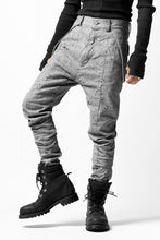 画像をギャラリービューアに読み込む, DEFORMATER.® "SPLASH" SLIM FIT JEANS WITH FLAP DETAIL / VERTICAL DENIM (ASPHALT)
