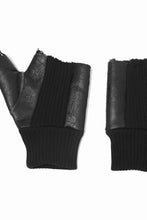 画像をギャラリービューアに読み込む, thomkrom FINGER OUT GLOVES / BOA FLEECY JERSEY (BLACK)