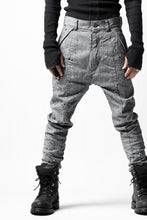 画像をギャラリービューアに読み込む, DEFORMATER.® "SPLASH" SLIM FIT JEANS WITH FLAP DETAIL / VERTICAL DENIM (ASPHALT)