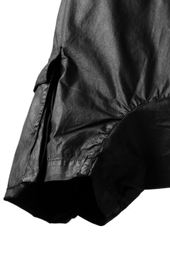 画像をギャラリービューアに読み込む, 11 BY BORIS BIDJAN SABERI CARGO POCKET SHORTS &quot;P20-F1482&quot; (STRETCH COTTON / BLACK COATED)