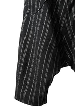 画像をギャラリービューアに読み込む, SOSNOVSKA exclusive LOADED POCKETS PANTS (BLACK × SILVER STRIPE)
