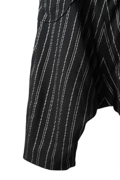画像をギャラリービューアに読み込む, SOSNOVSKA exclusive LOADED POCKETS PANTS (BLACK × SILVER STRIPE)