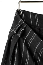 画像をギャラリービューアに読み込む, SOSNOVSKA exclusive LOADED POCKETS PANTS (BLACK × SILVER STRIPE)