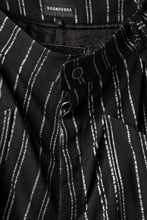 画像をギャラリービューアに読み込む, SOSNOVSKA exclusive LOADED POCKETS PANTS (BLACK × SILVER STRIPE)
