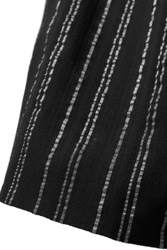 画像をギャラリービューアに読み込む, SOSNOVSKA exclusive LOADED POCKETS PANTS (BLACK × SILVER STRIPE)