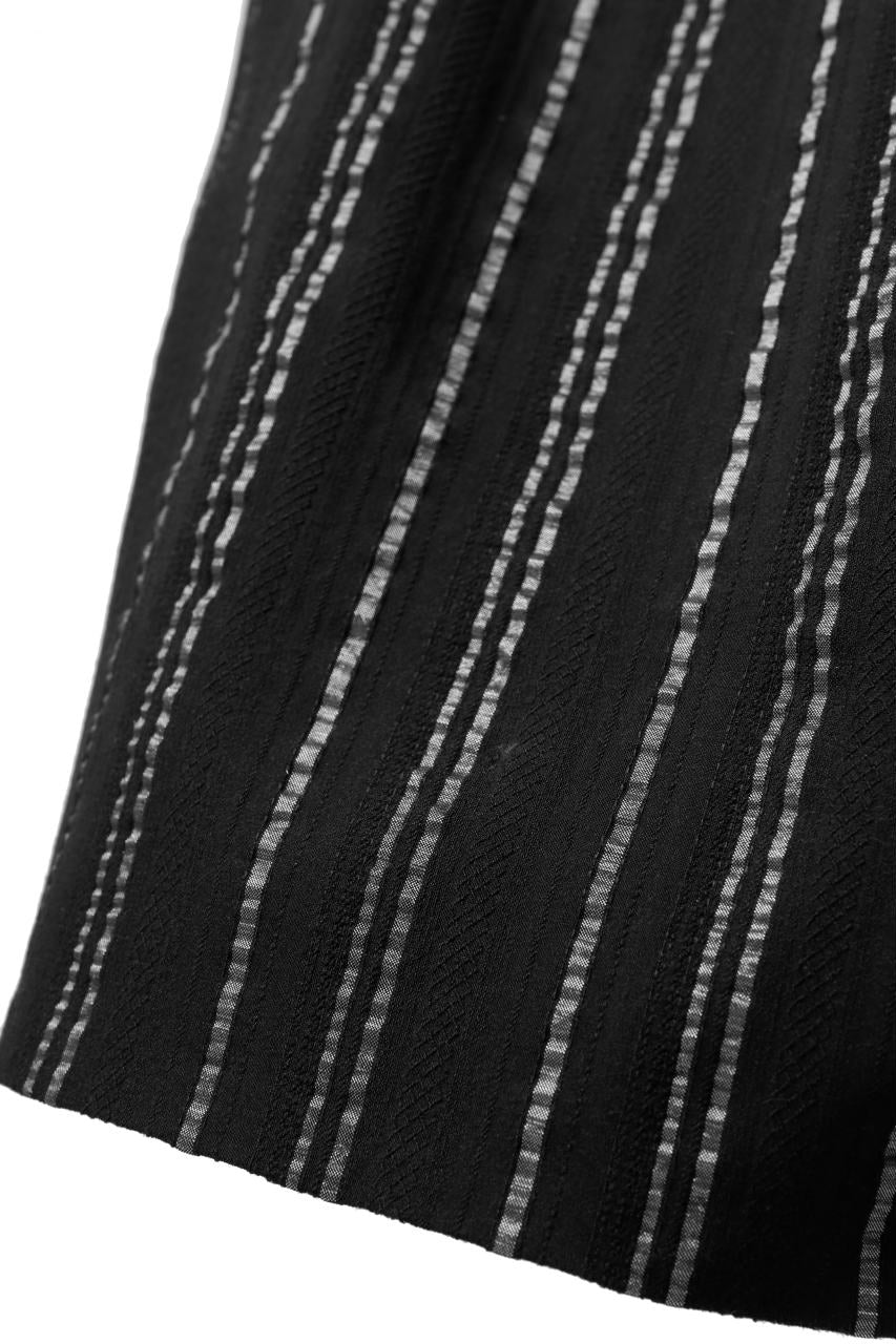 画像をギャラリービューアに読み込む, SOSNOVSKA exclusive LOADED POCKETS PANTS (BLACK × SILVER STRIPE)
