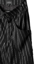 画像をギャラリービューアに読み込む, SOSNOVSKA exclusive LOADED POCKETS PANTS (BLACK × SILVER STRIPE)