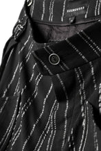 画像をギャラリービューアに読み込む, SOSNOVSKA exclusive LOADED POCKETS PANTS (BLACK × SILVER STRIPE)