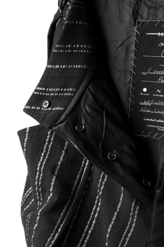 画像をギャラリービューアに読み込む, SOSNOVSKA exclusive LOADED POCKETS PANTS (BLACK × SILVER STRIPE)