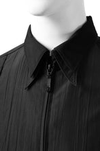 画像をギャラリービューアに読み込む, Y's.... WRINKLE TEXTURE LAYERED H/S SHIRT (BLACK)