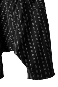 画像をギャラリービューアに読み込む, SOSNOVSKA exclusive LOADED POCKETS PANTS (BLACK × SILVER STRIPE)