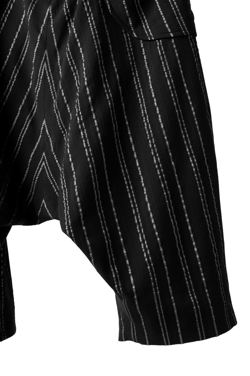 画像をギャラリービューアに読み込む, SOSNOVSKA exclusive LOADED POCKETS PANTS (BLACK × SILVER STRIPE)