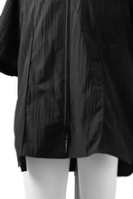 画像をギャラリービューアに読み込む, Y's.... WRINKLE TEXTURE LAYERED H/S SHIRT (BLACK)