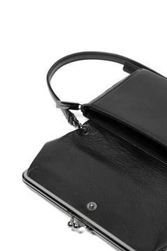 画像をギャラリービューアに読み込む, discord Yohji Yamamoto CLASP ZIP WALLET with SHOULDER STRAP (BLACK)