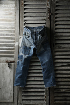 画像をギャラリービューアに読み込む, CHANGES VINTAGE REMAKE DENIM STRAIGHT PANTS / RARE DENIM (INDIGO #A)