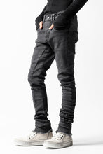 画像をギャラリービューアに読み込む, thomkrom OVER LOCKED SKINNY TROUSERS /  FADE STRETCH DENIM (LIGHT GREY)