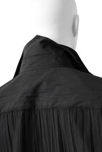 画像をギャラリービューアに読み込む, Y's.... WRINKLE TEXTURE LAYERED H/S SHIRT (BLACK)