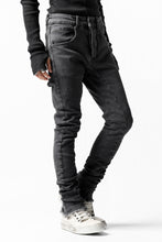 画像をギャラリービューアに読み込む, thomkrom OVER LOCKED SKINNY TROUSERS /  FADE STRETCH DENIM (LIGHT GREY)