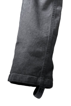 画像をギャラリービューアに読み込む, 11 BY BORIS BIDJAN SABERI LOW-DROPPED CROTCH BAGGY PANT &quot;P4C-F-1481&quot; (STRETCH DENIM / DIRTY GREY)