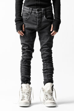 画像をギャラリービューアに読み込む, thomkrom OVER LOCKED SKINNY TROUSERS /  FADE STRETCH DENIM (LIGHT GREY)