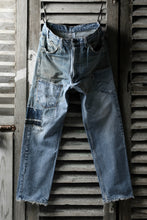 画像をギャラリービューアに読み込む, CHANGES VINTAGE REMAKE DENIM STRAIGHT PANTS / RARE DENIM (INDIGO #B)