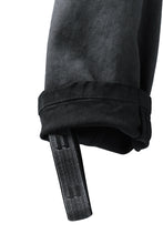 画像をギャラリービューアに読み込む, 11 BY BORIS BIDJAN SABERI LOW-DROPPED CROTCH BAGGY PANT "P4C-F-1481" (STRETCH DENIM / DIRTY GREY)